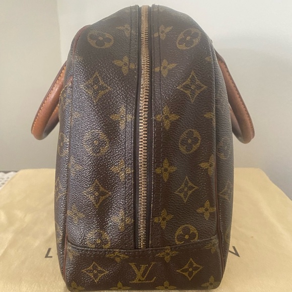 Authentic Vintage Louis Vuitton Monogram Deauville Bag, Poignant & Name Tag - Picture 6 of 14